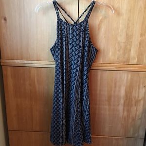 Mudd black paisley dress NWOT
